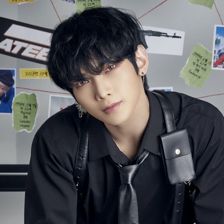 Recent activity shot of Yeosang (ATEEZ)
