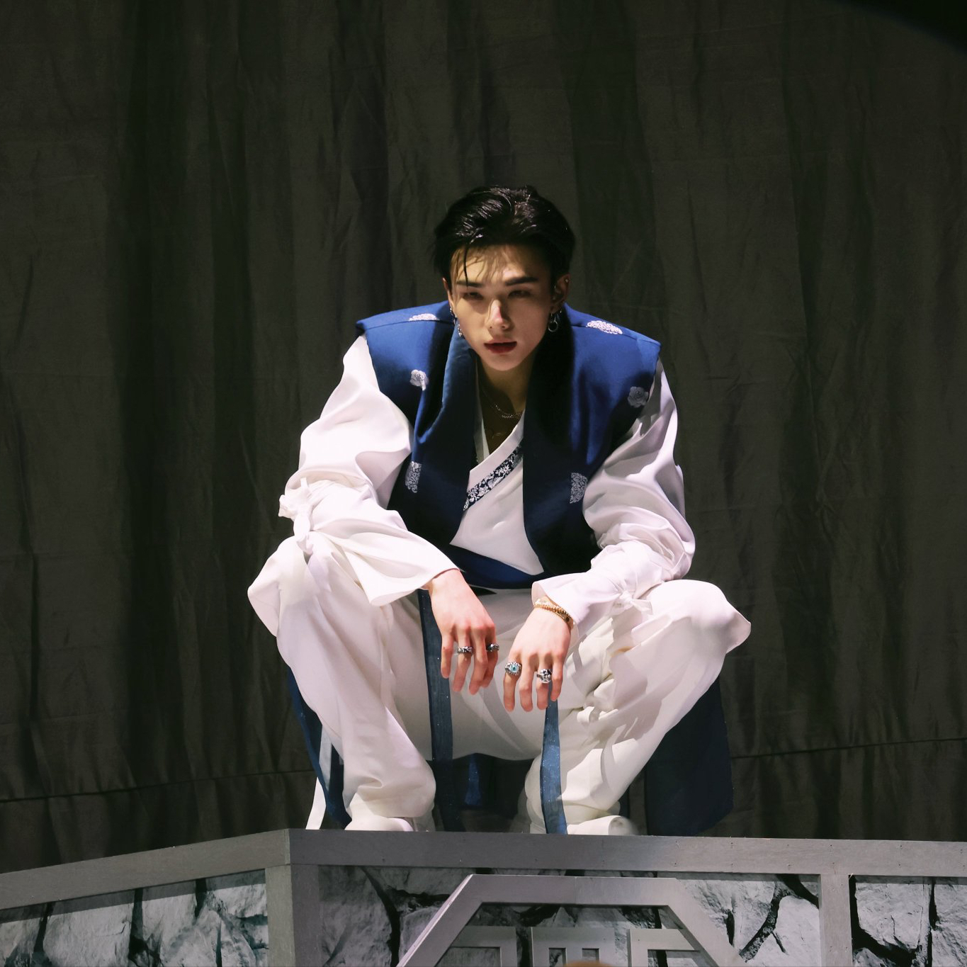 A moment captured by Hyunjin (Stray Kids)'s fan