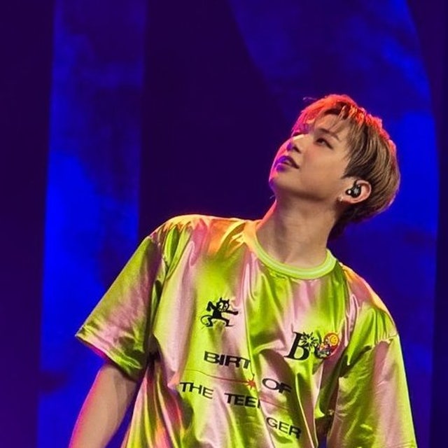 A moment captured by Kang Daniel's fan