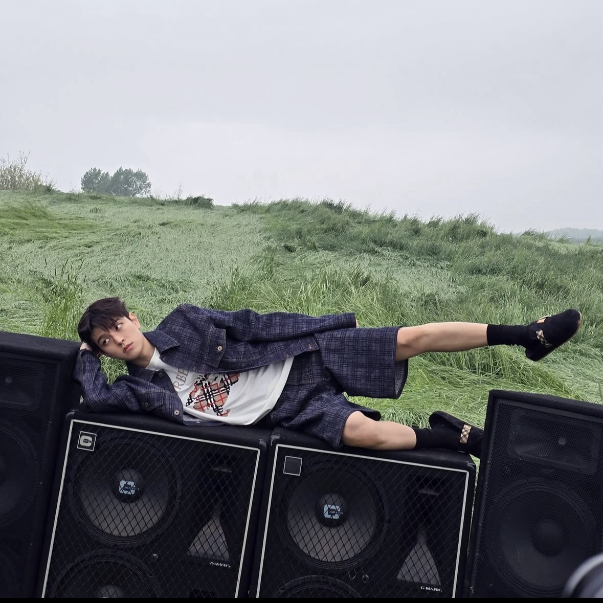 Recent activity shot of Seungmin (Stray Kids)