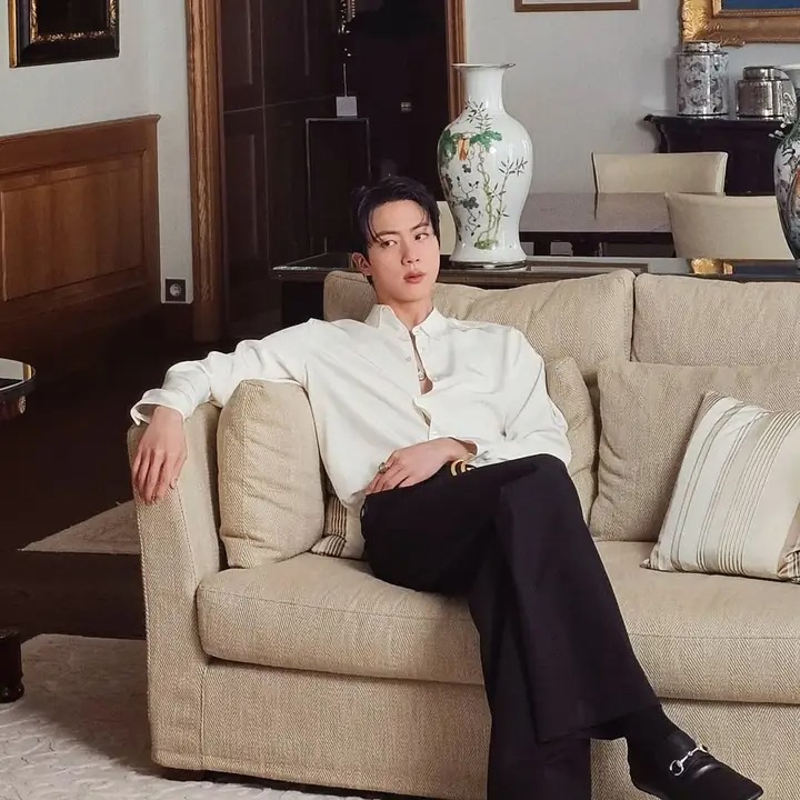 Behind-the-scenes cut of Jin (BTS)