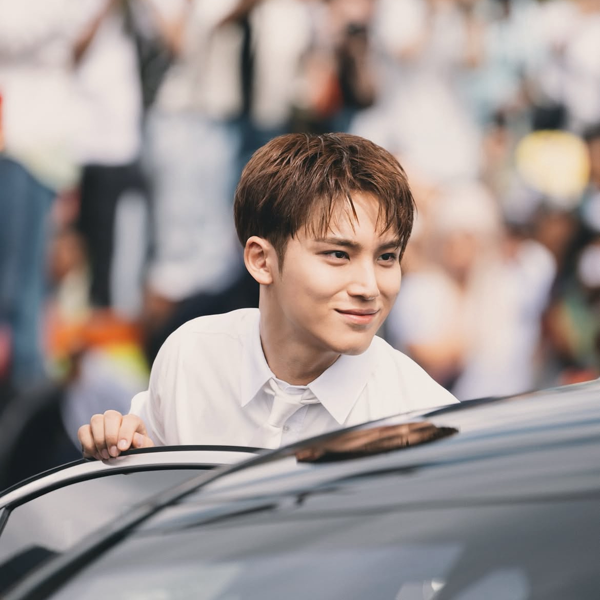Recent activity shot of Mingyu (SEVENTEEN)