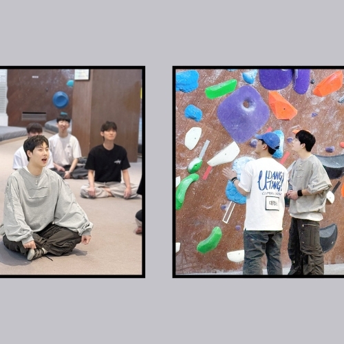 A moment captured by Joohoney (MONSTA X)'s fan