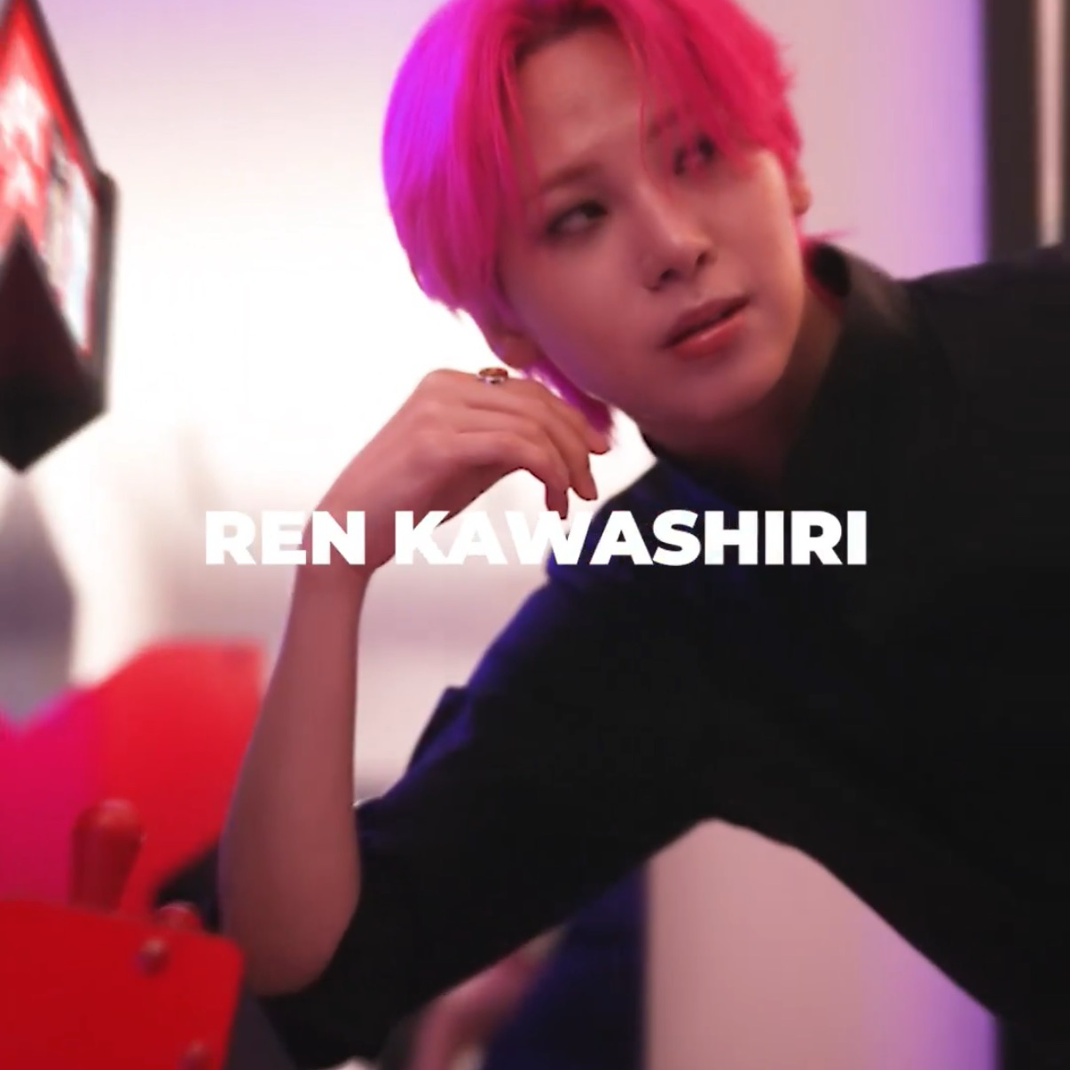 Behind-the-scenes cut of Kawashiri Ren (JO1)