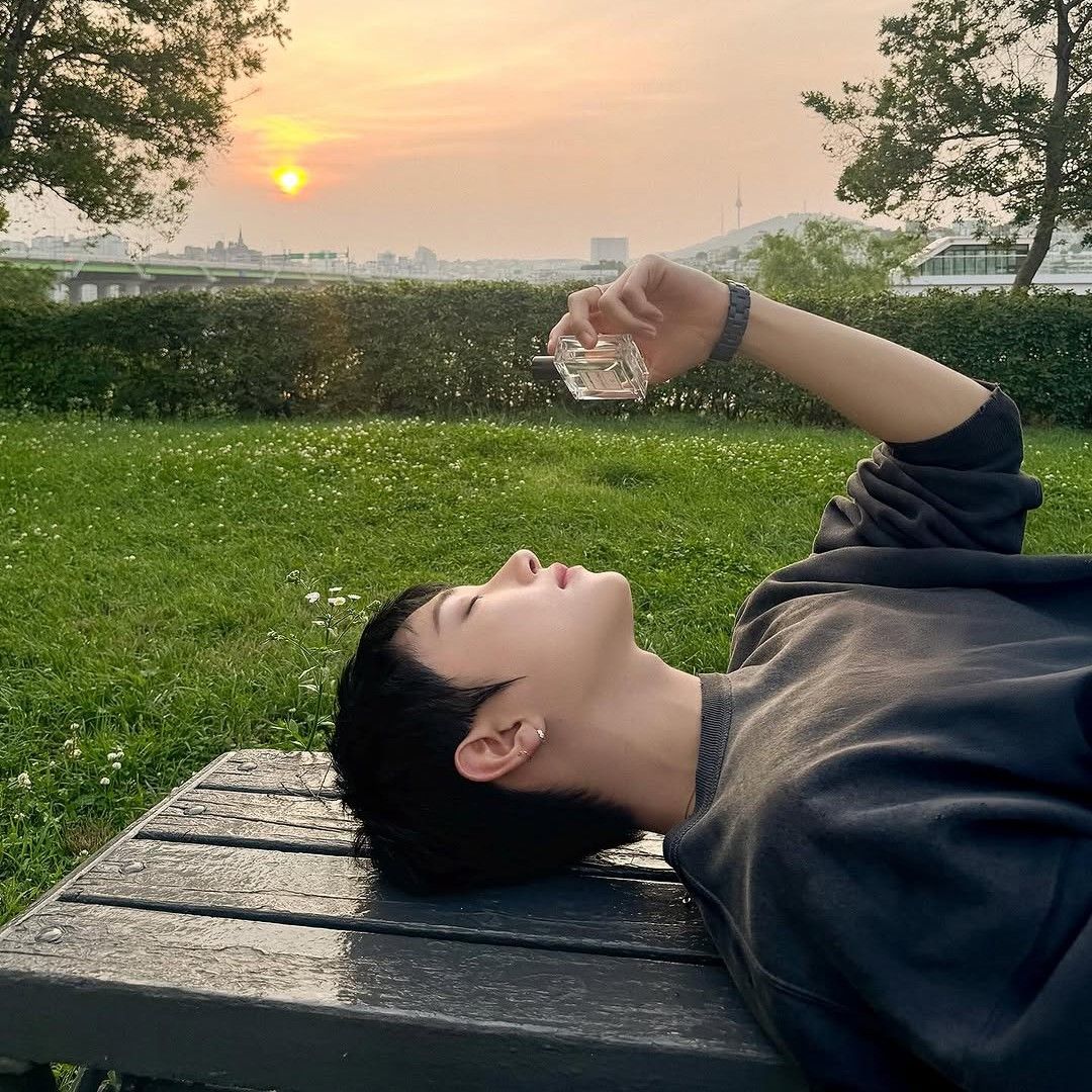 A moment captured by Joshua (SEVENTEEN)'s fan