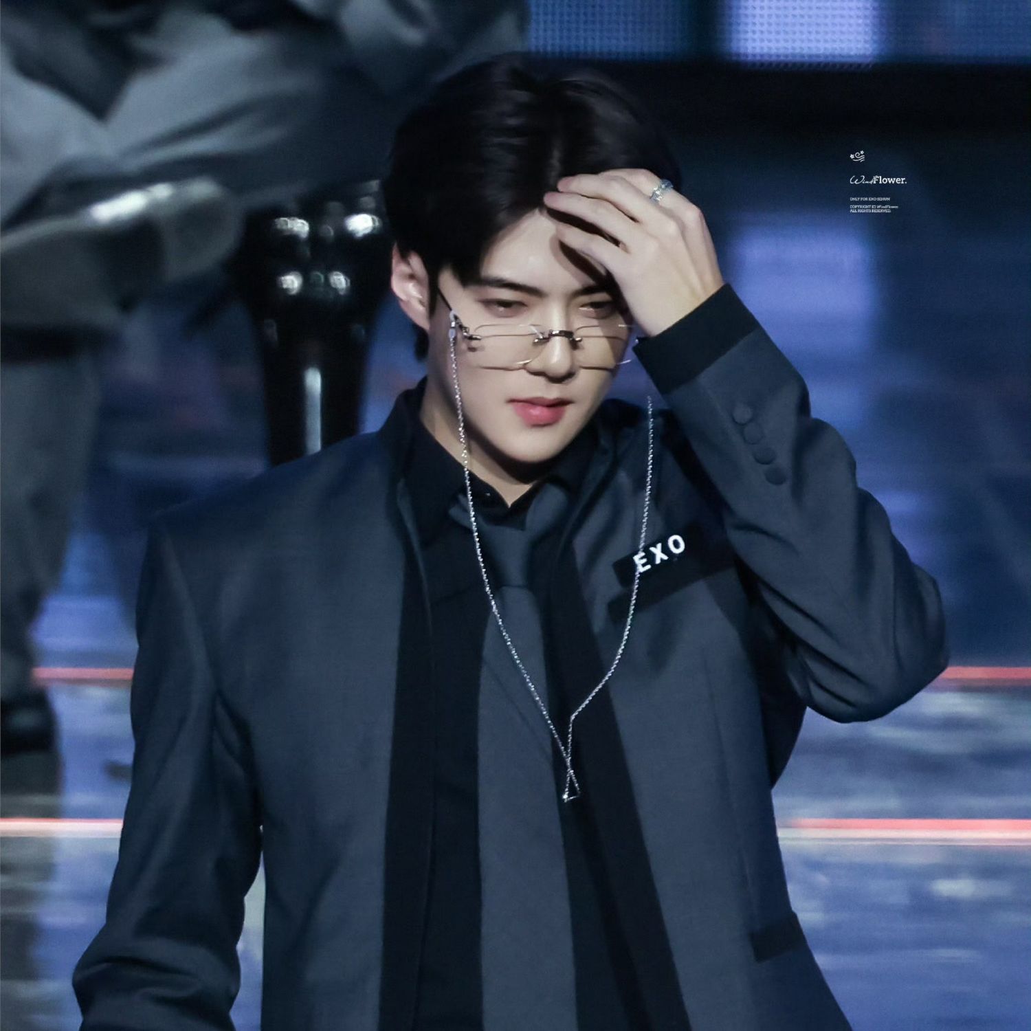 Recent activity shot of Sehun (EXO)