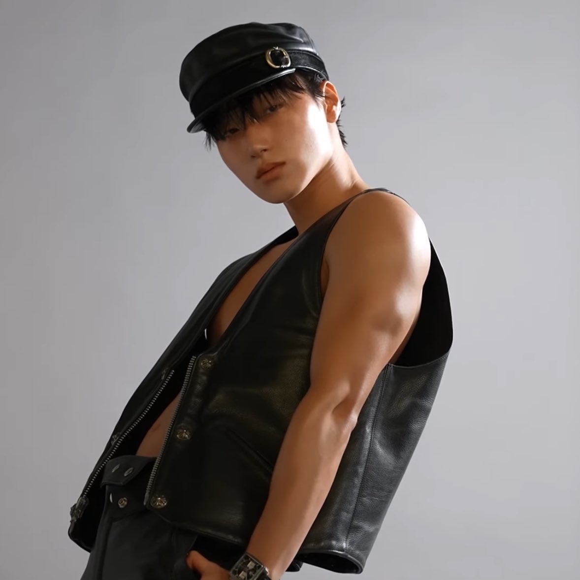 A moment captured by San (ATEEZ)'s fan
