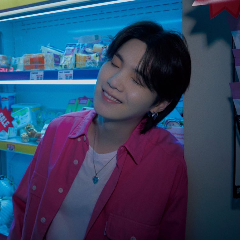 Recent activity shot of SUGA (BTS)