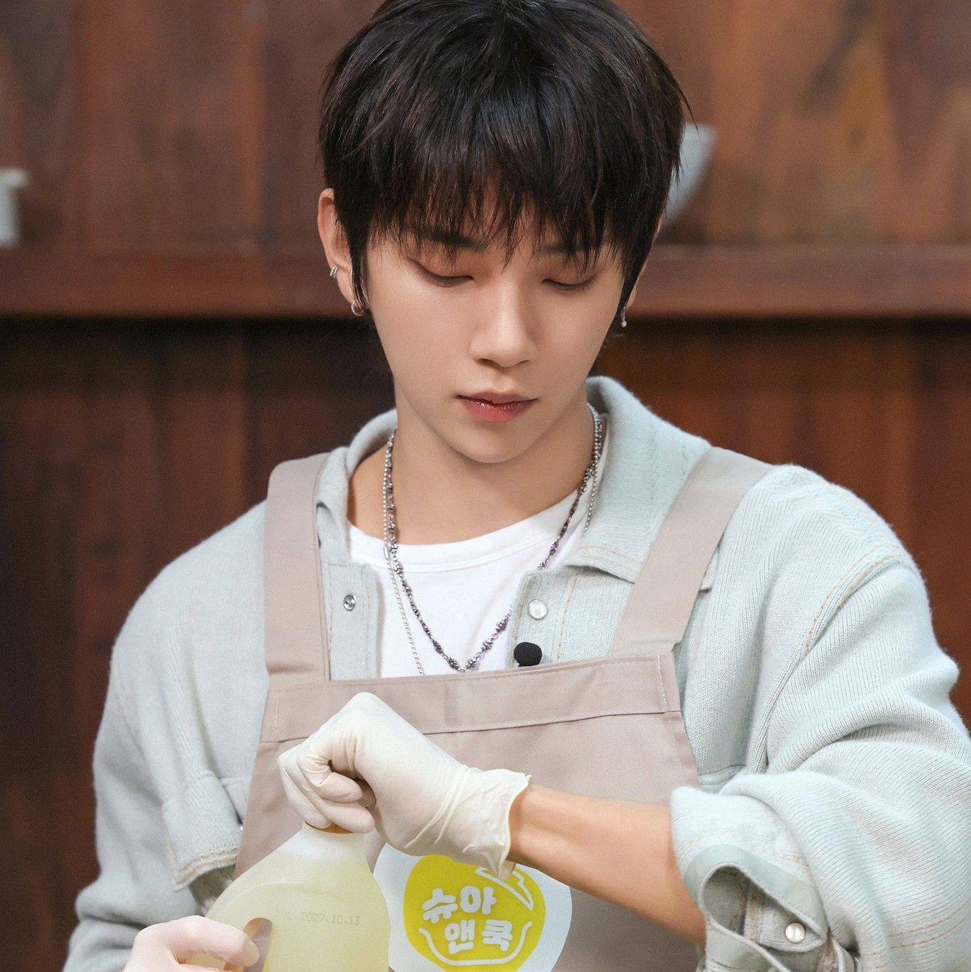 A moment captured by Joshua (SEVENTEEN)'s fan