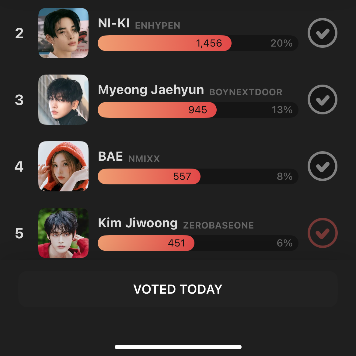 Recent activity shot of Kim Jiwoong (ZEROBASEONE)