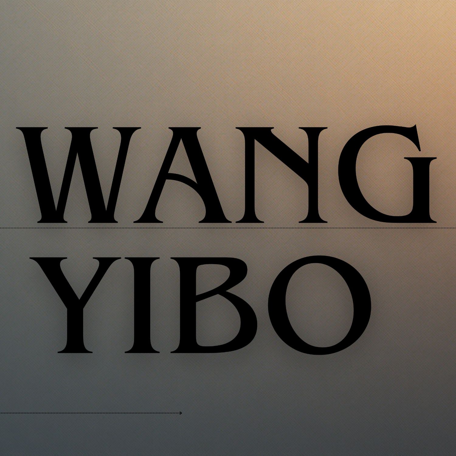 Latest photo of Wang Yibo