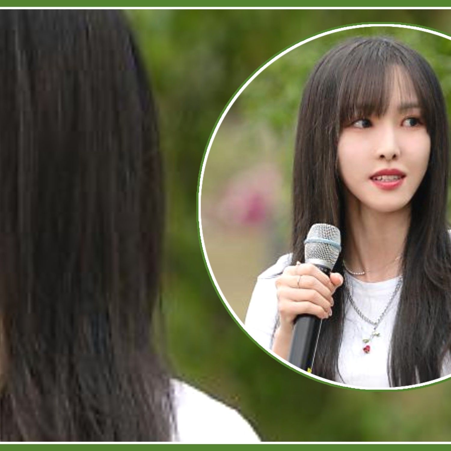 A moment captured by Yuju (GFRIEND)'s fan