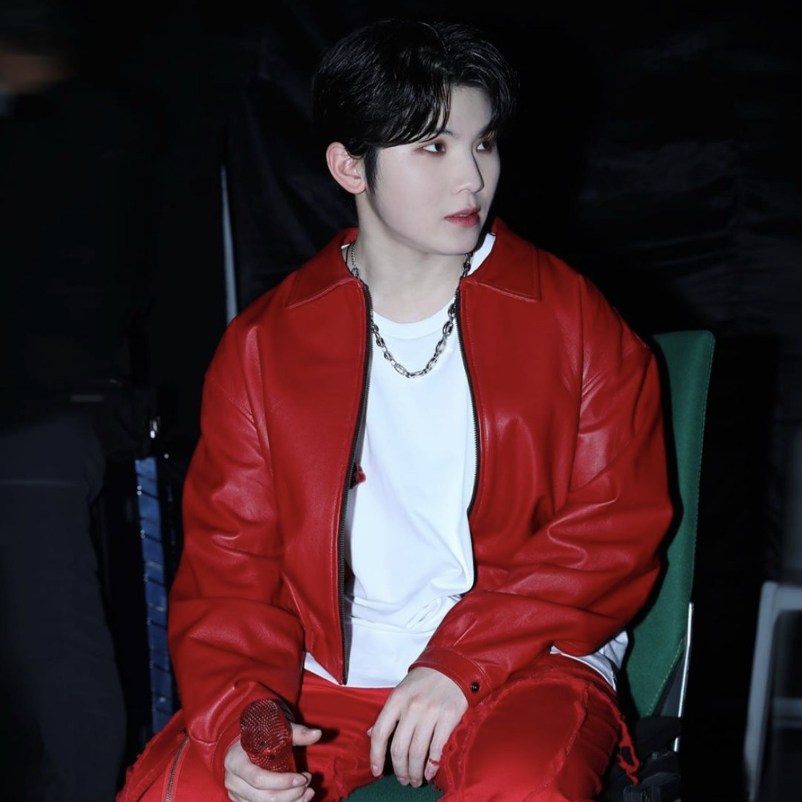 Recent activity shot of Woozi (SEVENTEEN)