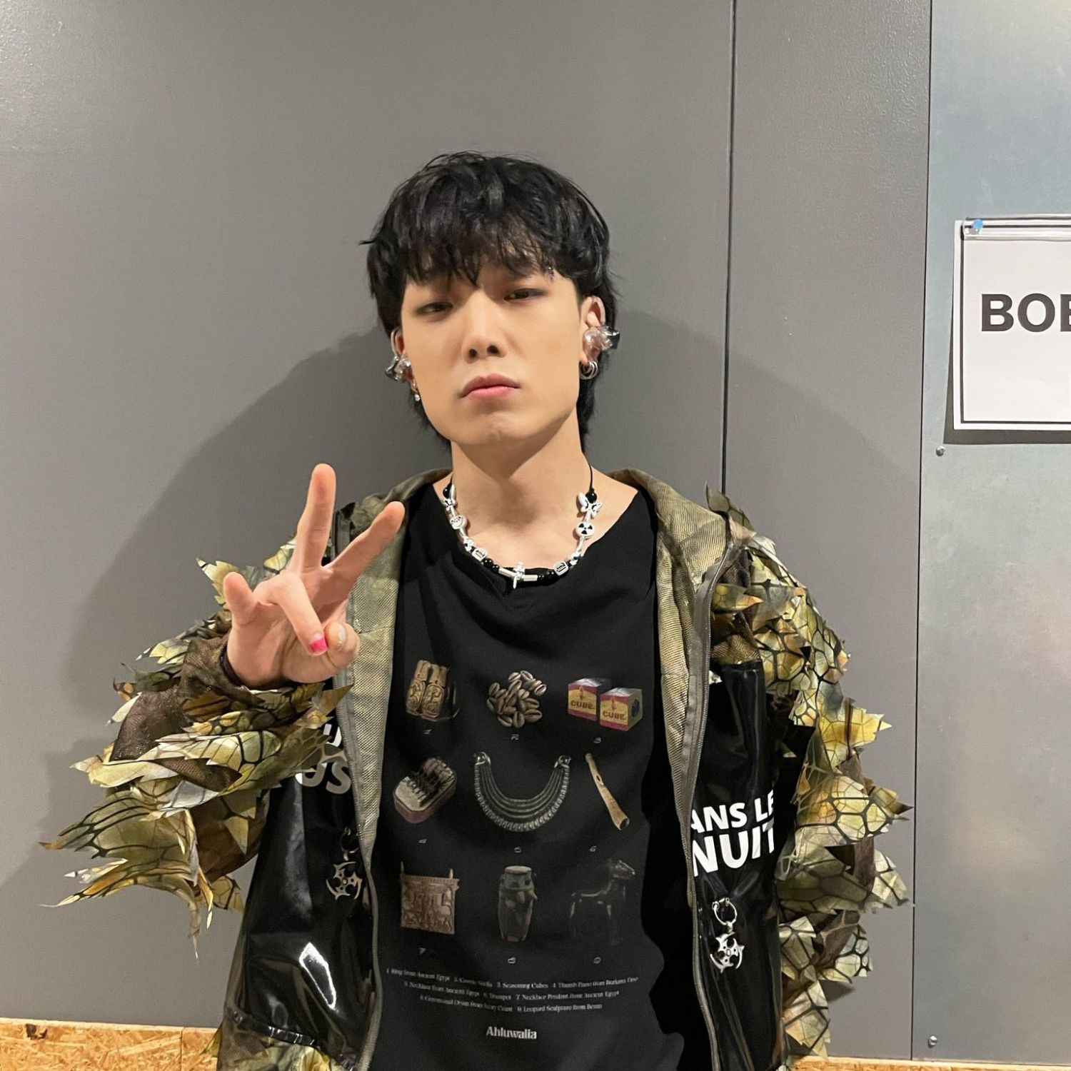 A moment captured by BOBBY (iKON)'s fan