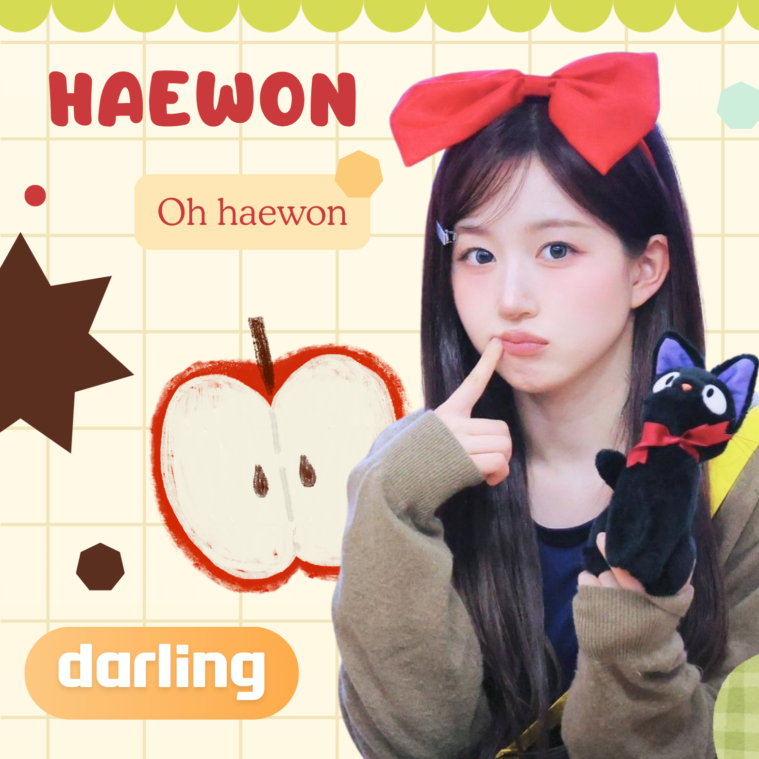 A moment captured by Haewon (NMIXX)'s fan