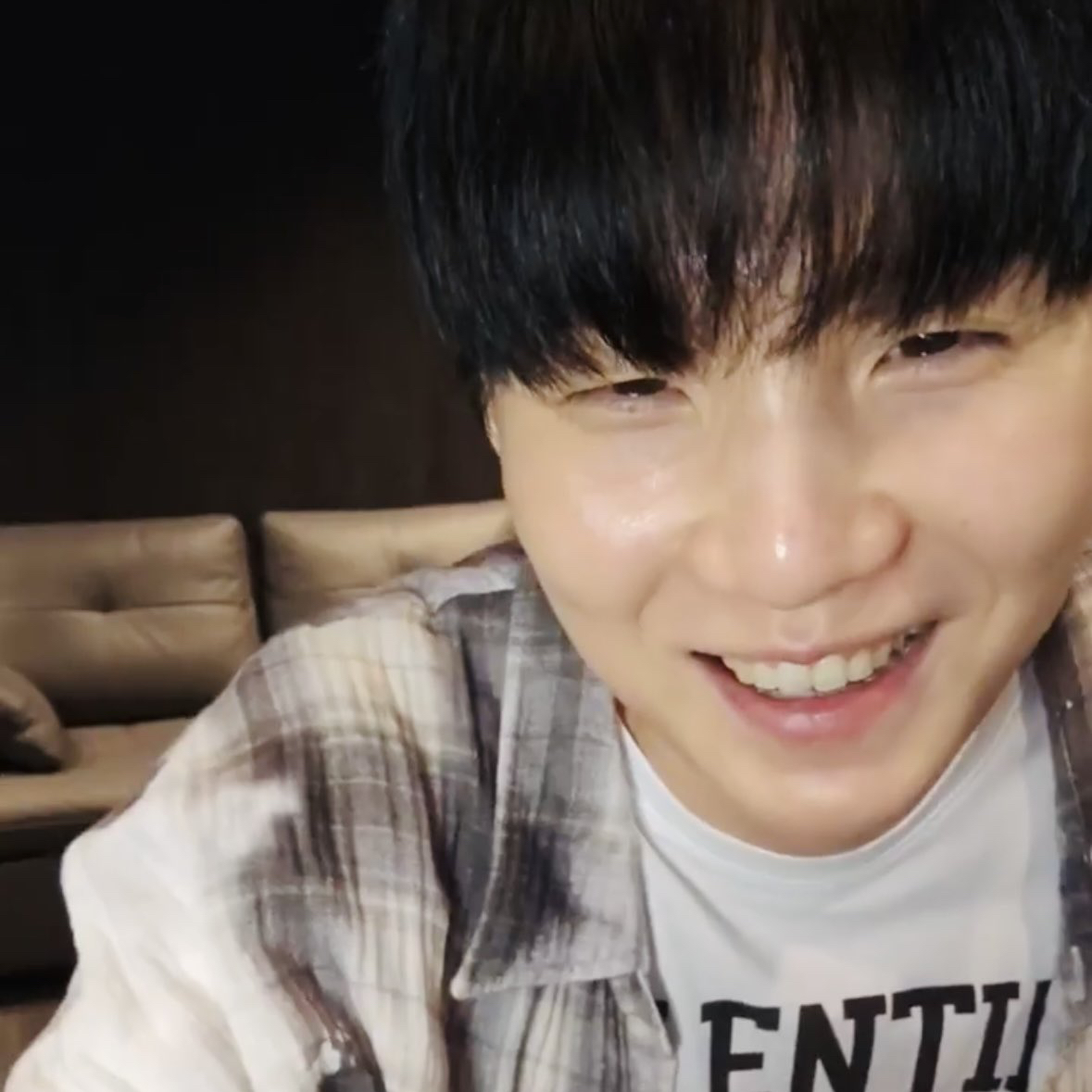 A moment captured by SUGA (BTS)'s fan