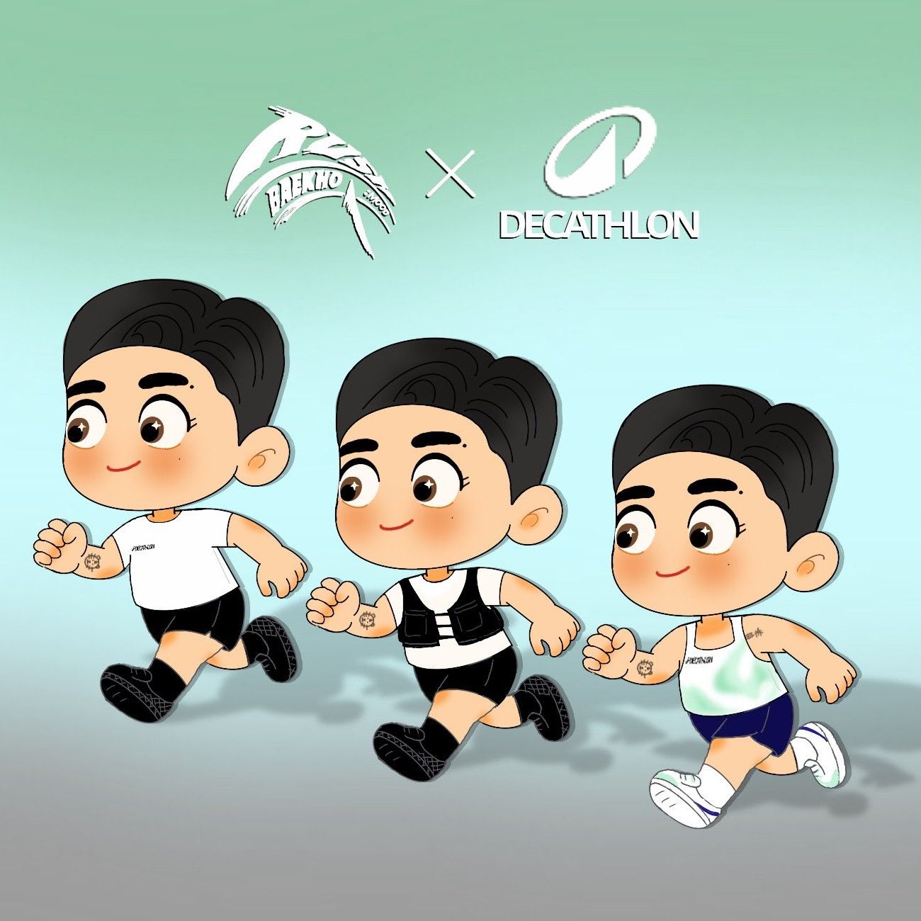 Behind-the-scenes cut of Baekho