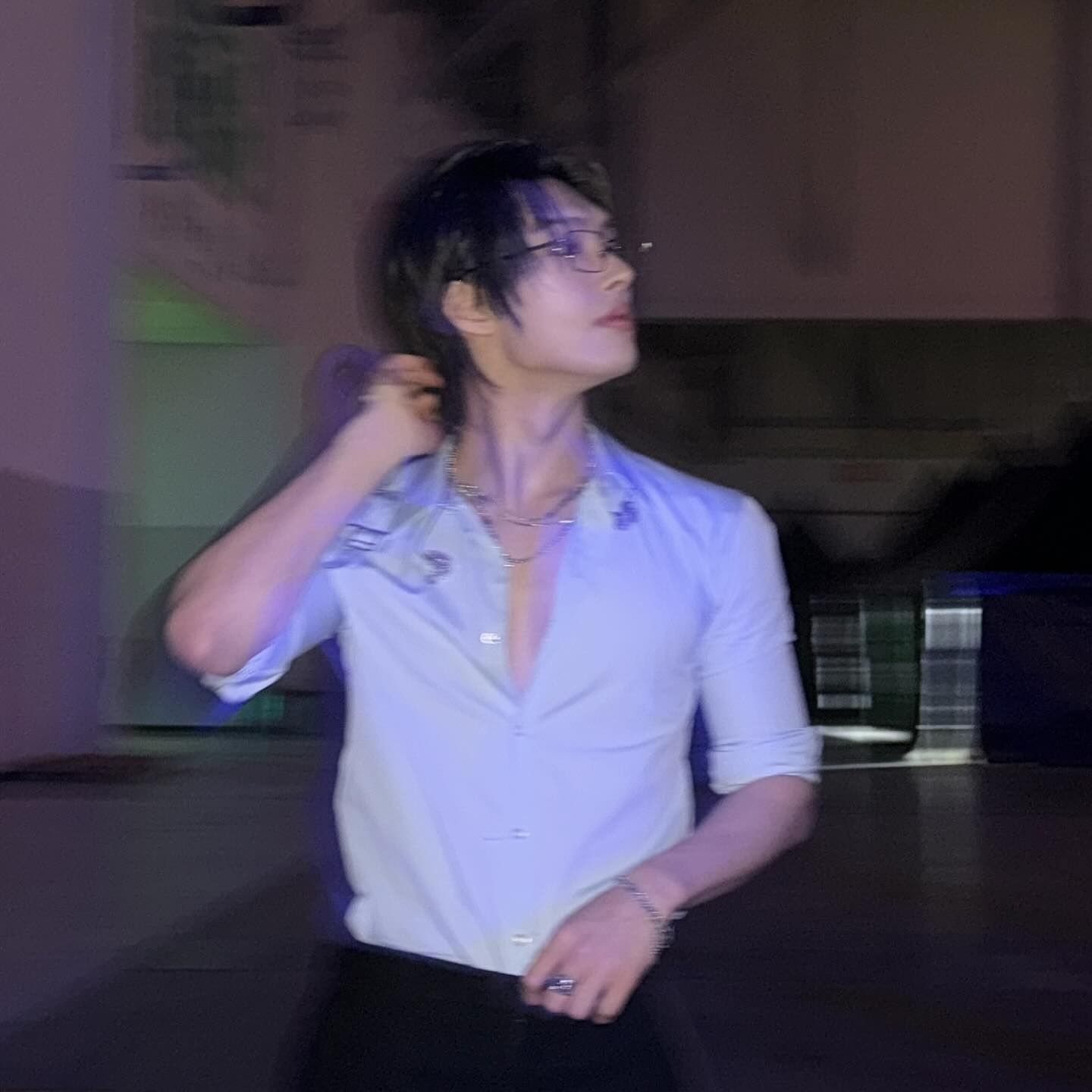 Recent activity shot of Mingi (ATEEZ)