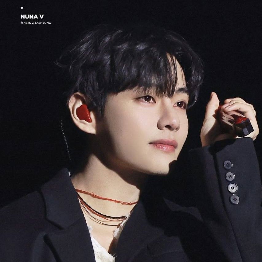 V (防彈少年團)粉絲拍下的瞬間