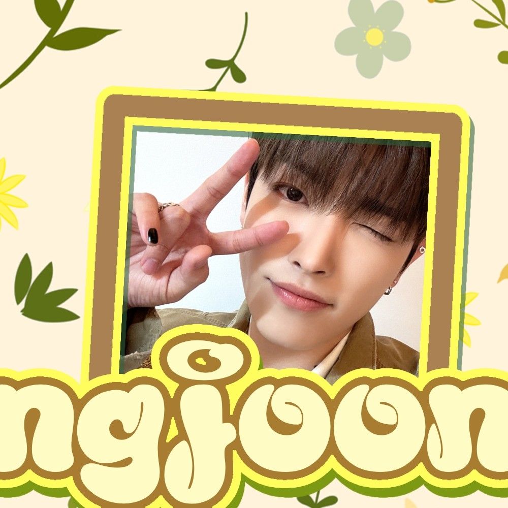 Recent activity shot of Hongjoong (ATEEZ)
