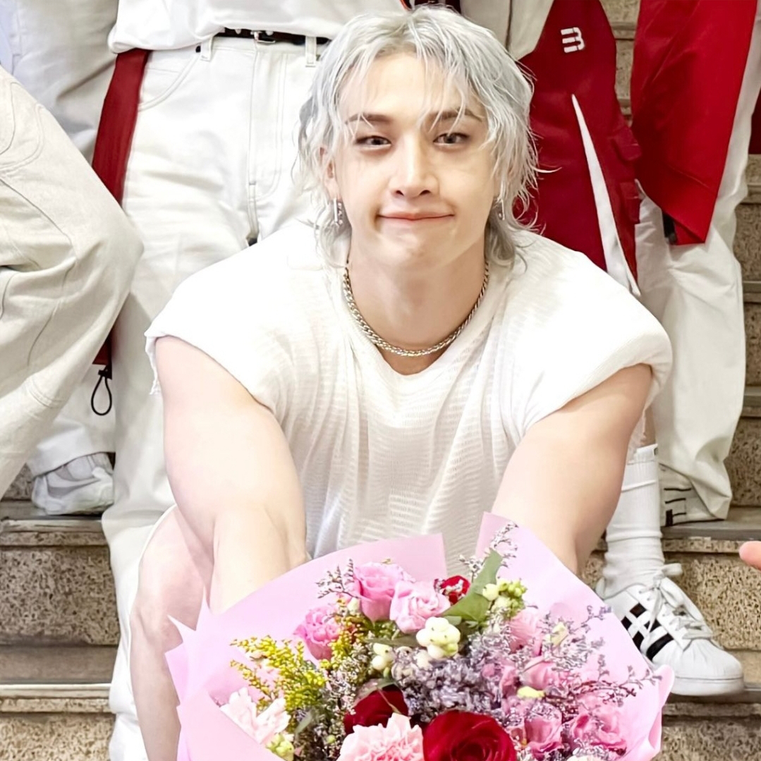 A moment captured by Bang Chan (Stray Kids)'s fan
