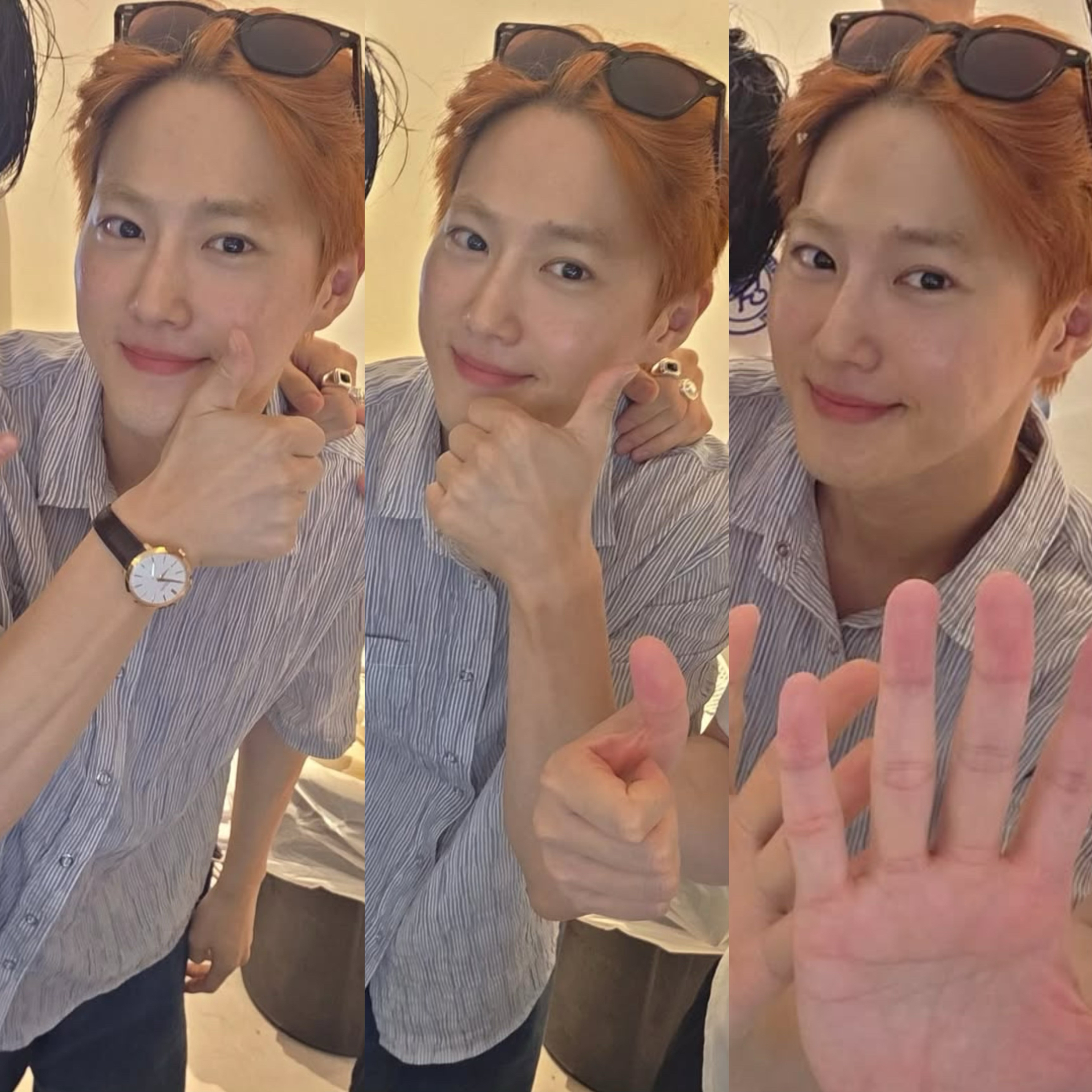Behind-the-scenes cut of Suho (EXO)