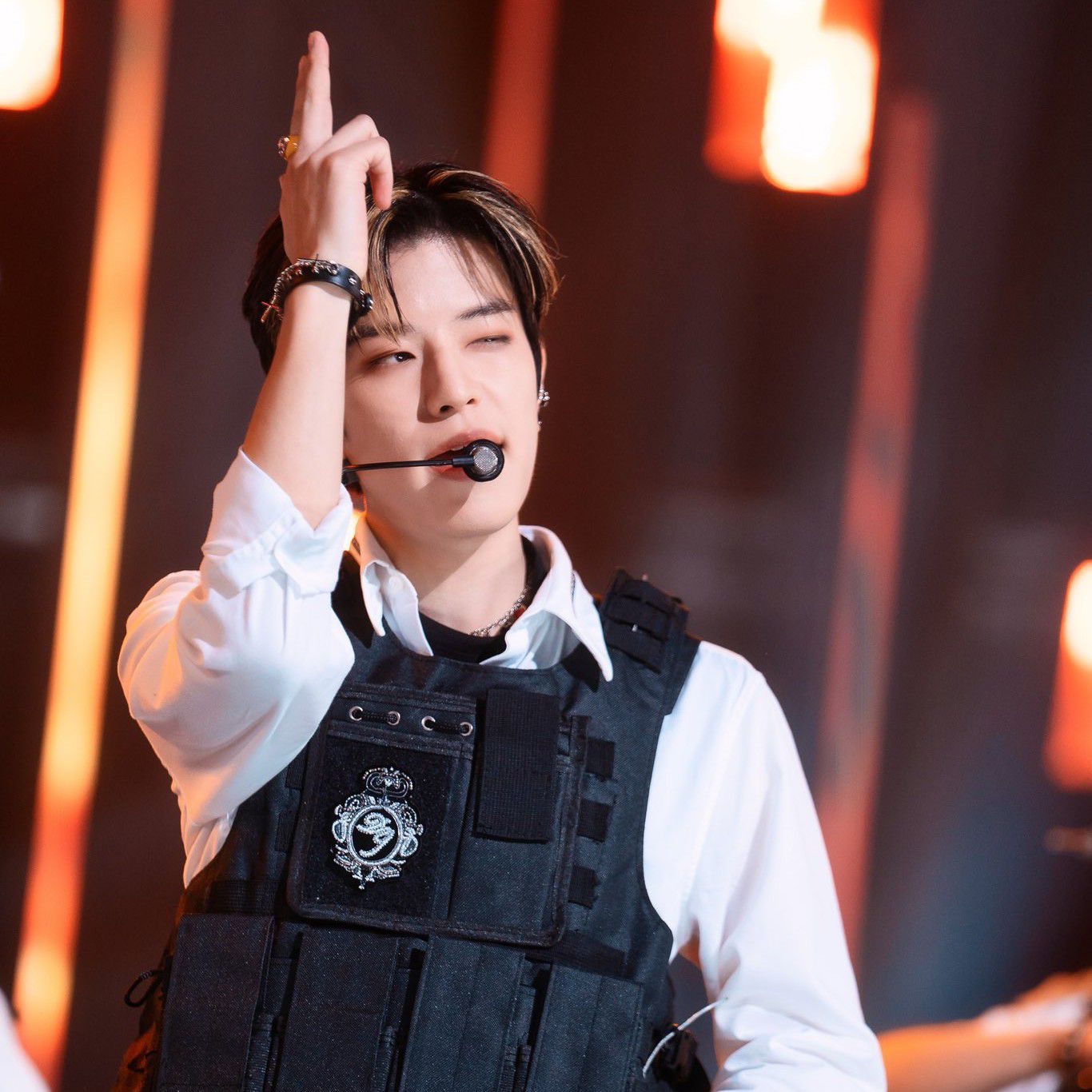 Recent activity shot of Seungmin (Stray Kids)