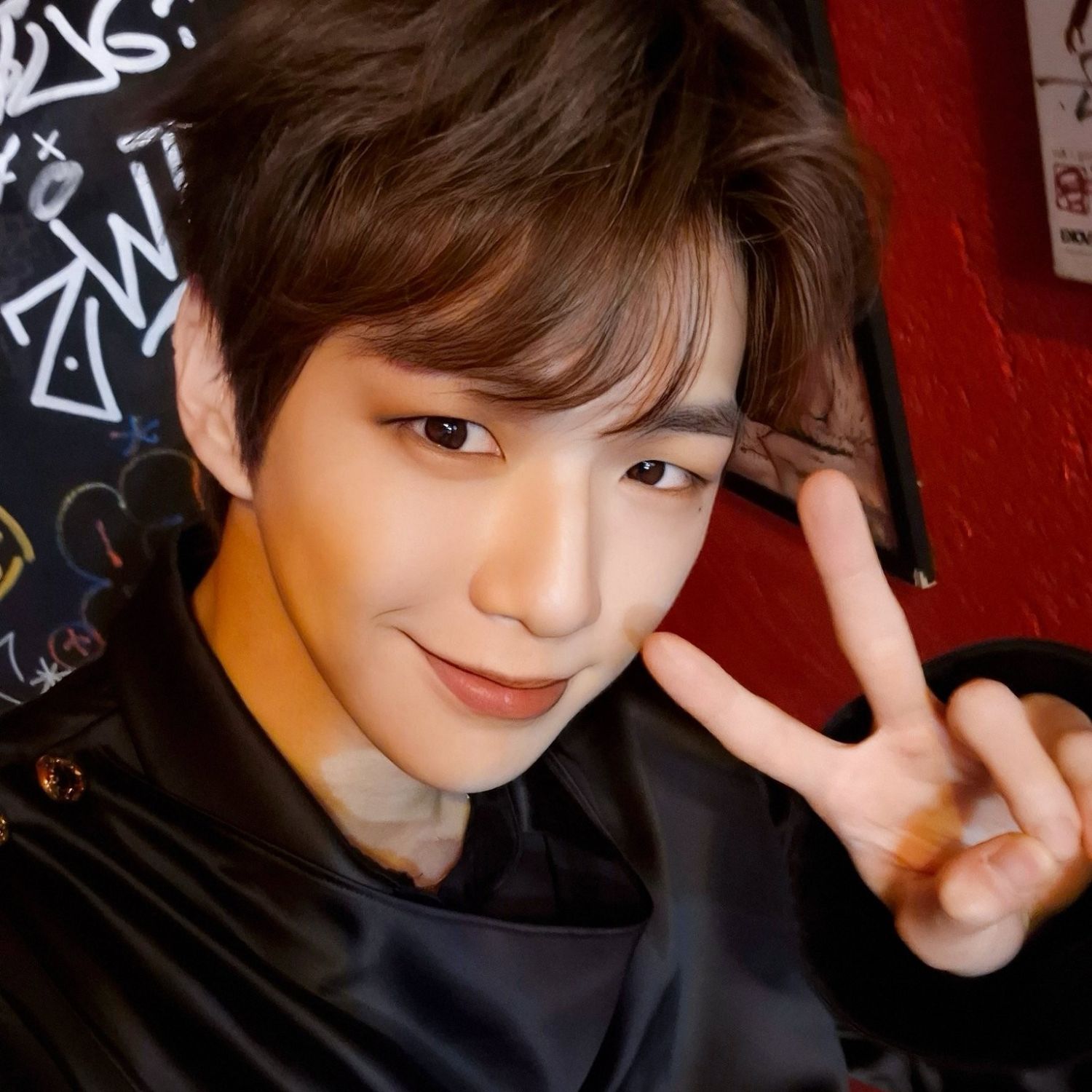A moment captured by Kang Daniel's fan