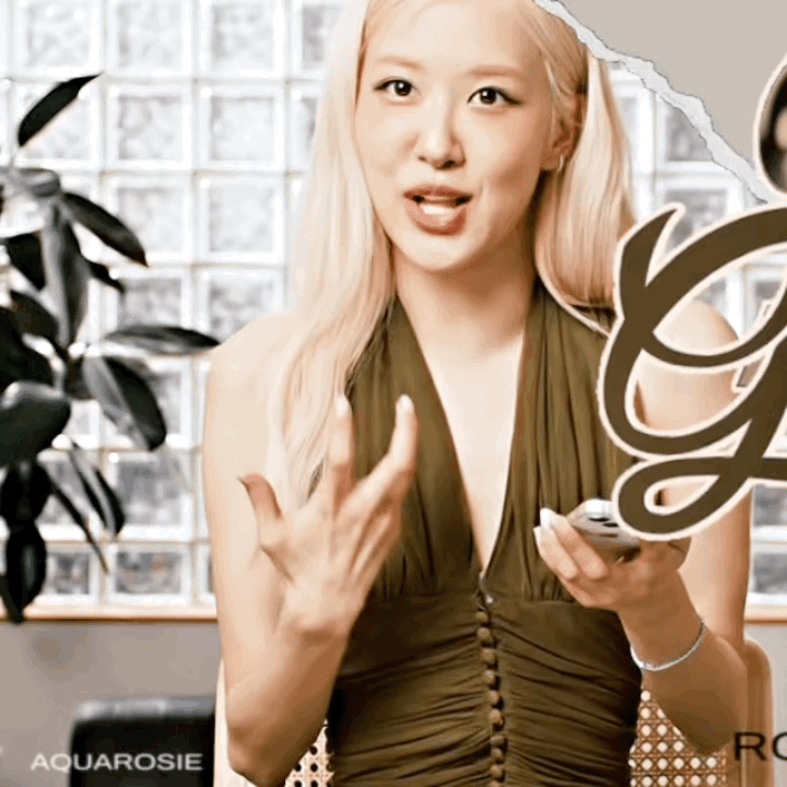 ロゼ (BLACKPINK)の舞台裏ショット