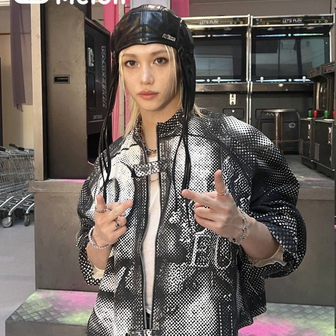 A moment captured by Felix (Stray Kids)'s fan