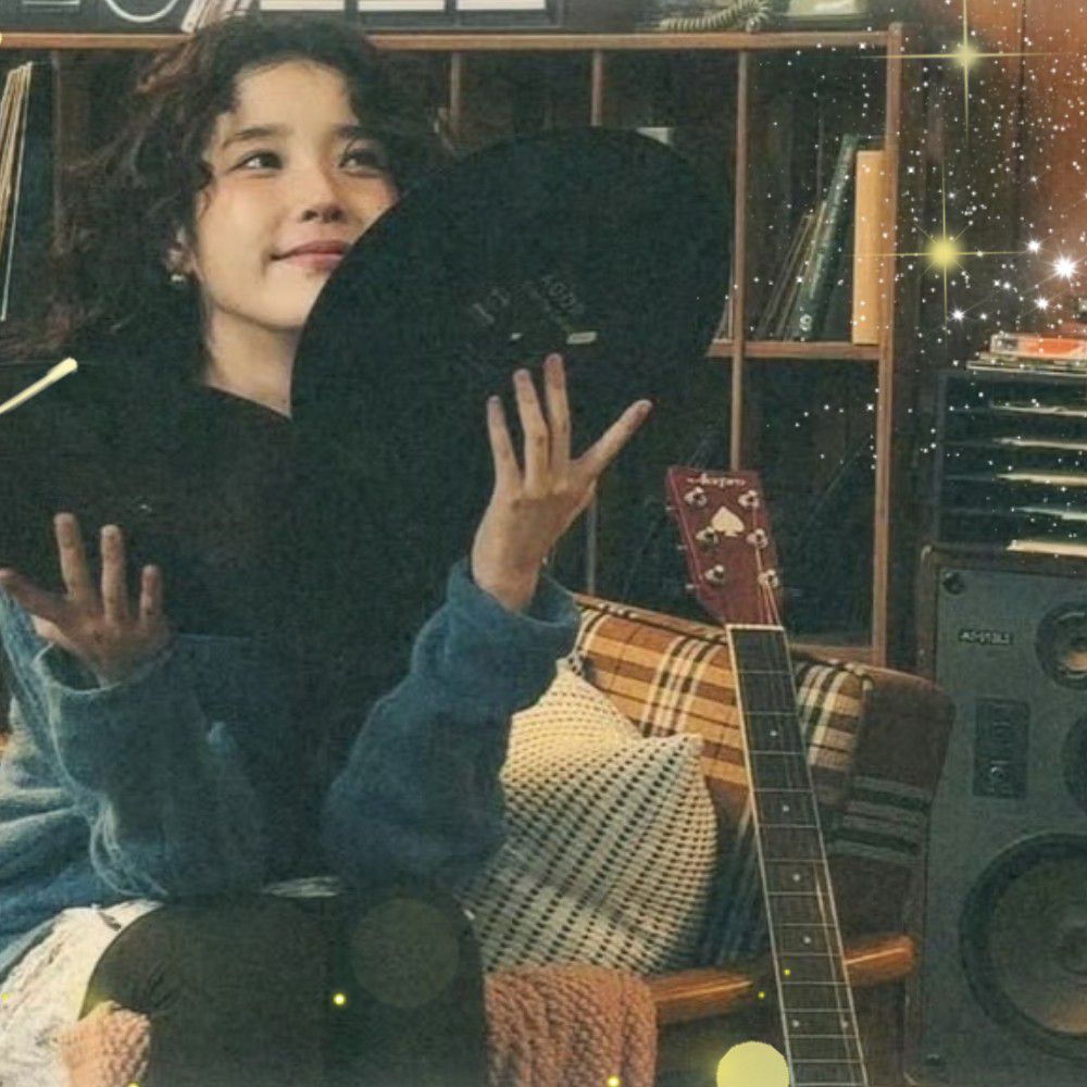 IUの舞台裏ショット