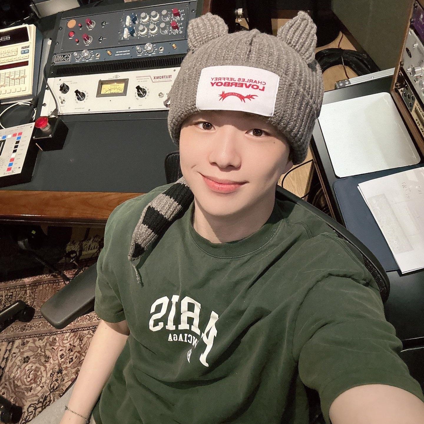 A moment captured by Kang Daniel's fan