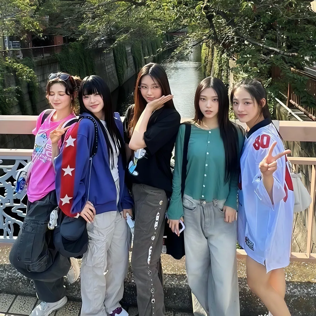 Recent activity shot of NewJeans