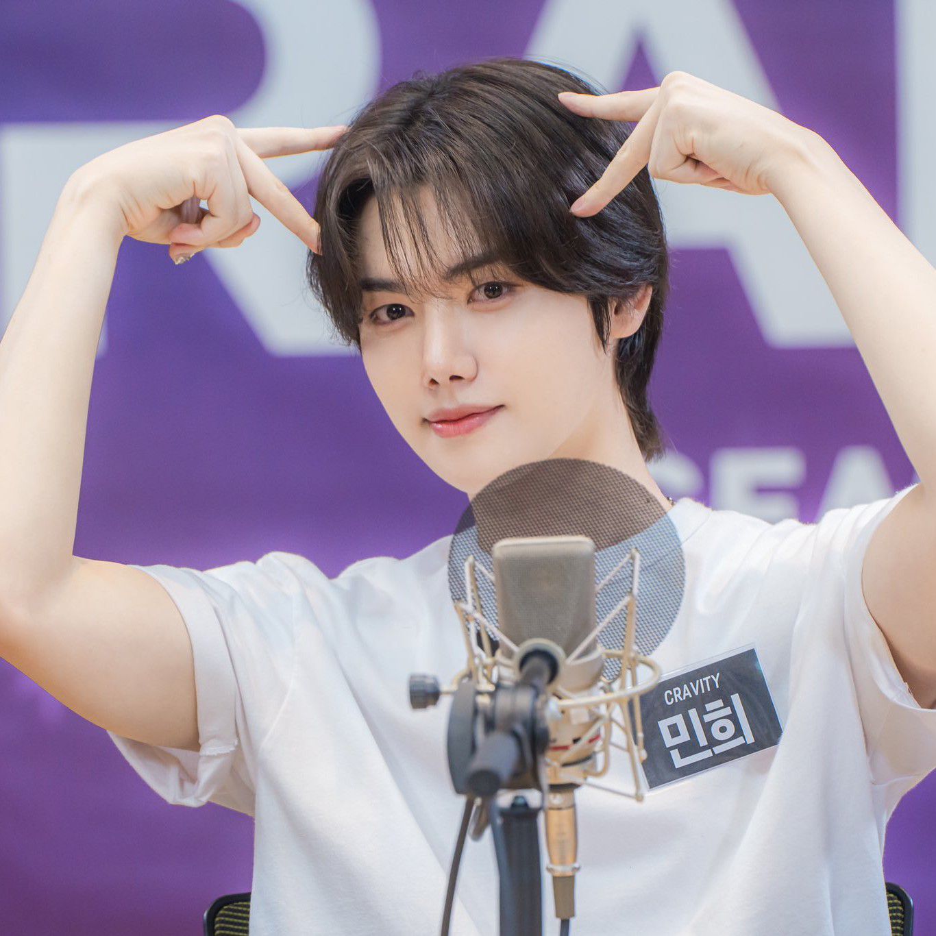 Recent activity shot of Minhee (CRAVITY)