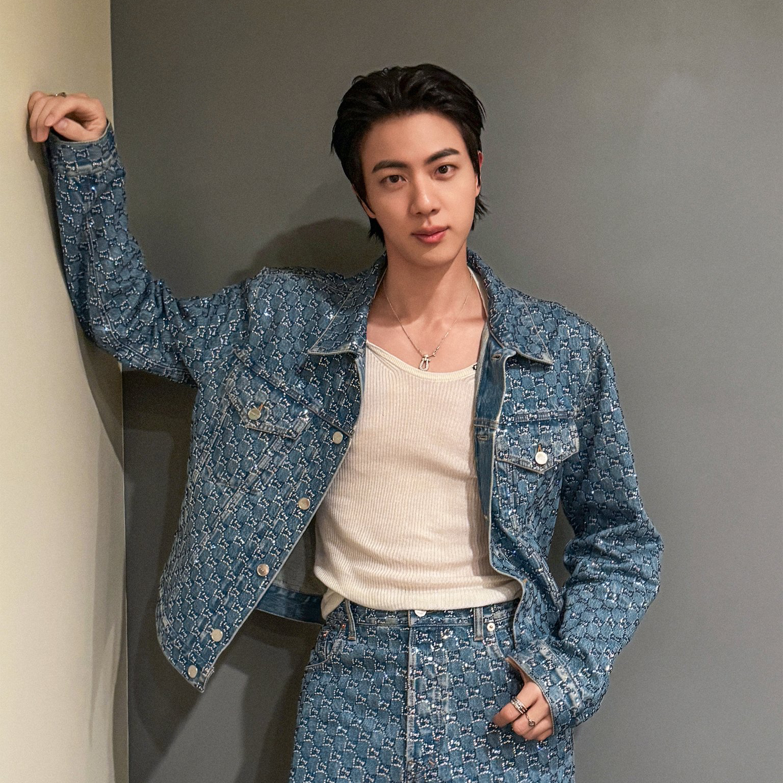 Recent activity shot of Jin (BTS)
