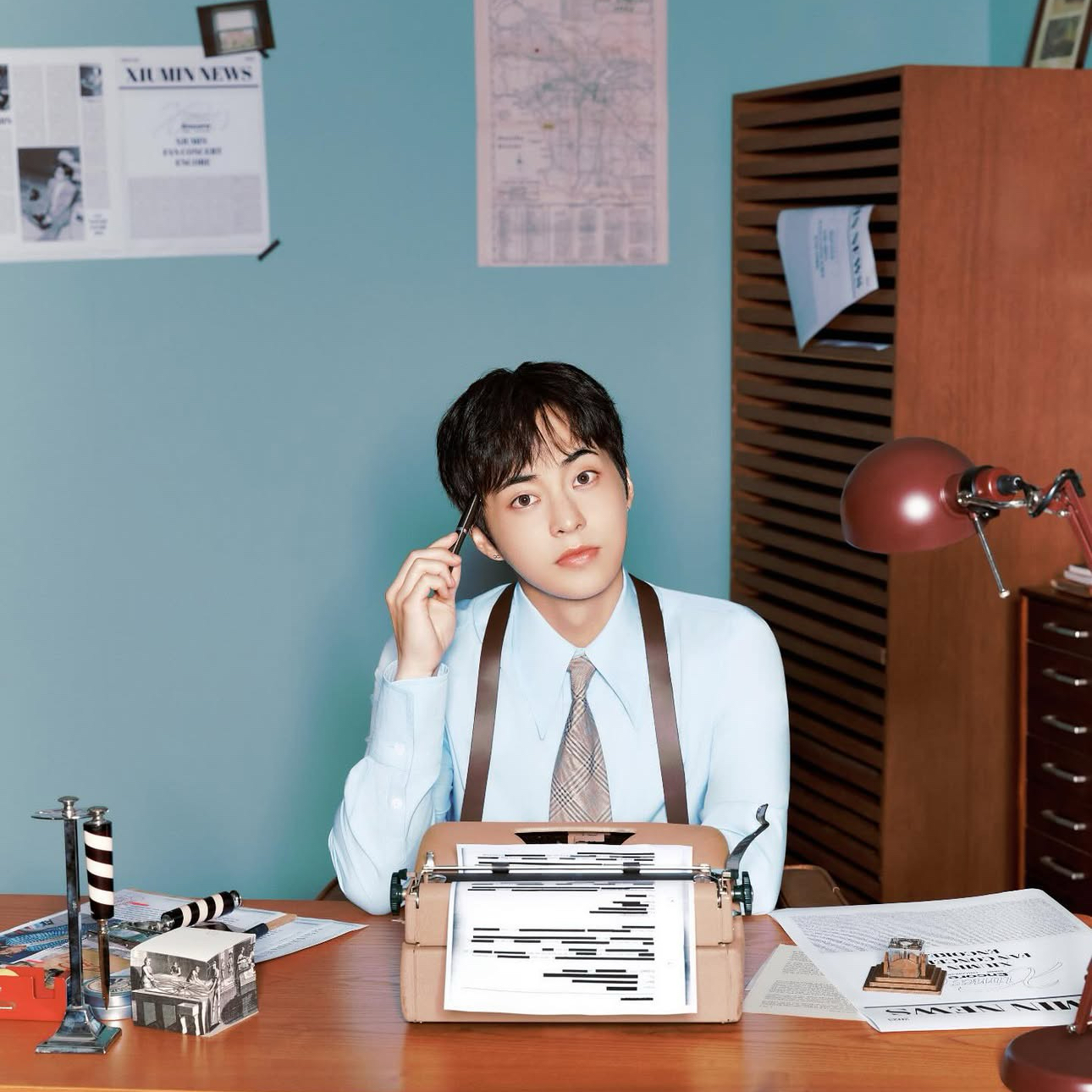 Behind-the-scenes cut of Xiumin (EXO)