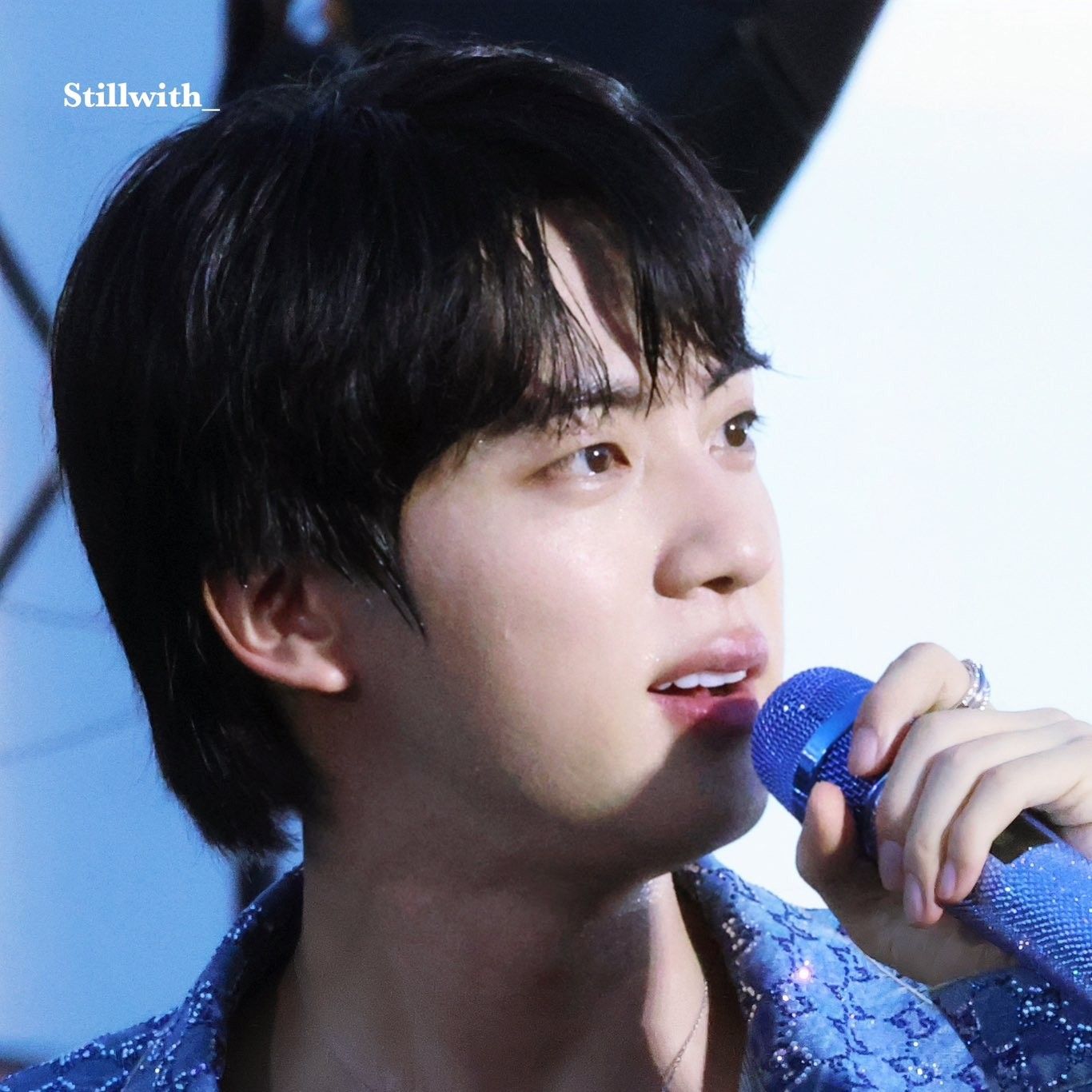 A moment captured by Jin (BTS)'s fan