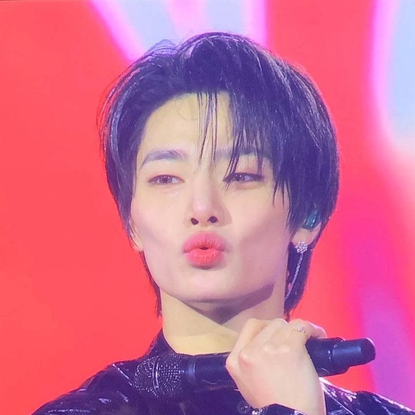 A moment captured by I.N (Stray Kids)'s fan