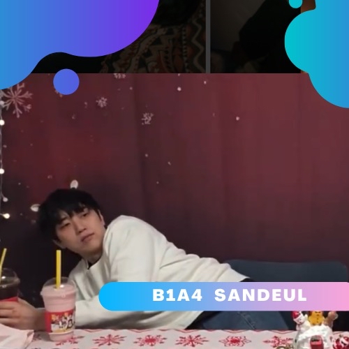 A moment captured by Sandeul (B1A4)'s fan