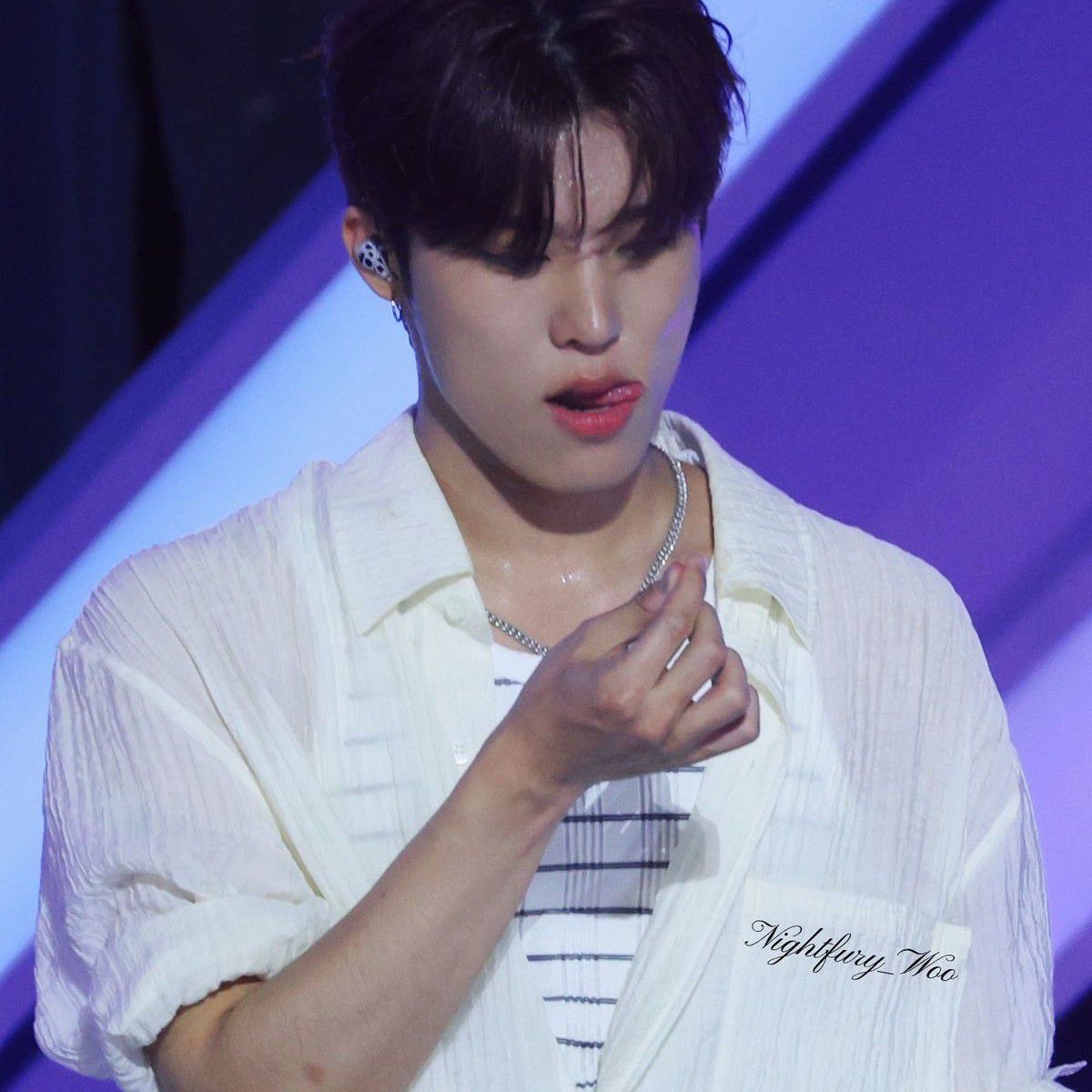 Momen yang diabadikan oleh penggemar Park Jeongwoo (TREASURE)