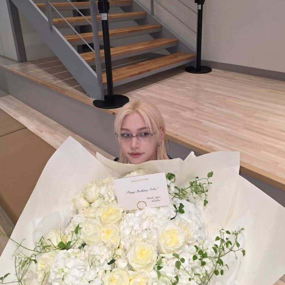 Recent activity shot of Felix (Stray Kids)