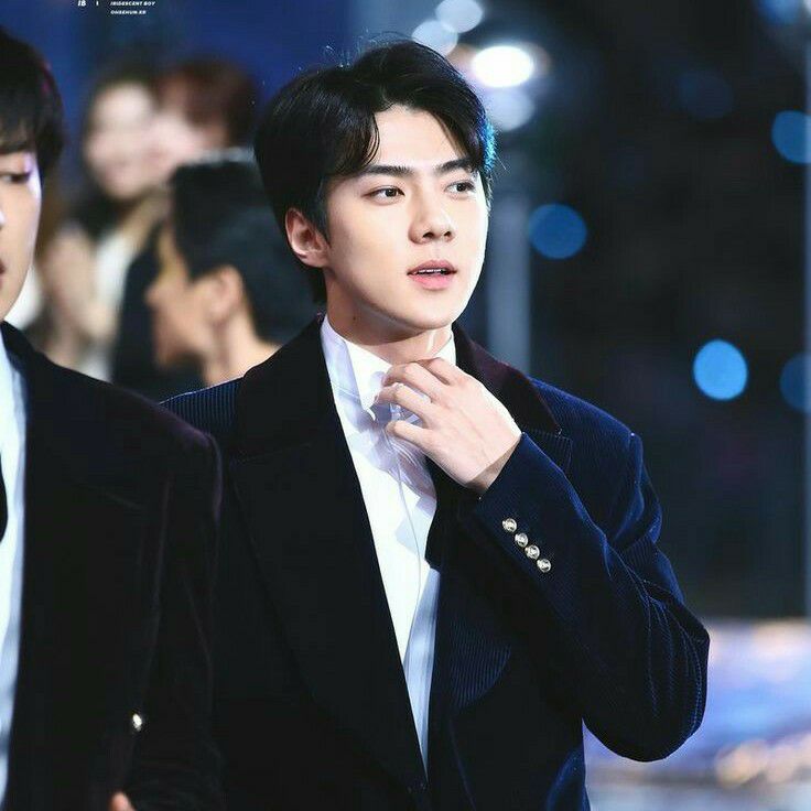 Behind-the-scenes cut of Sehun (EXO)