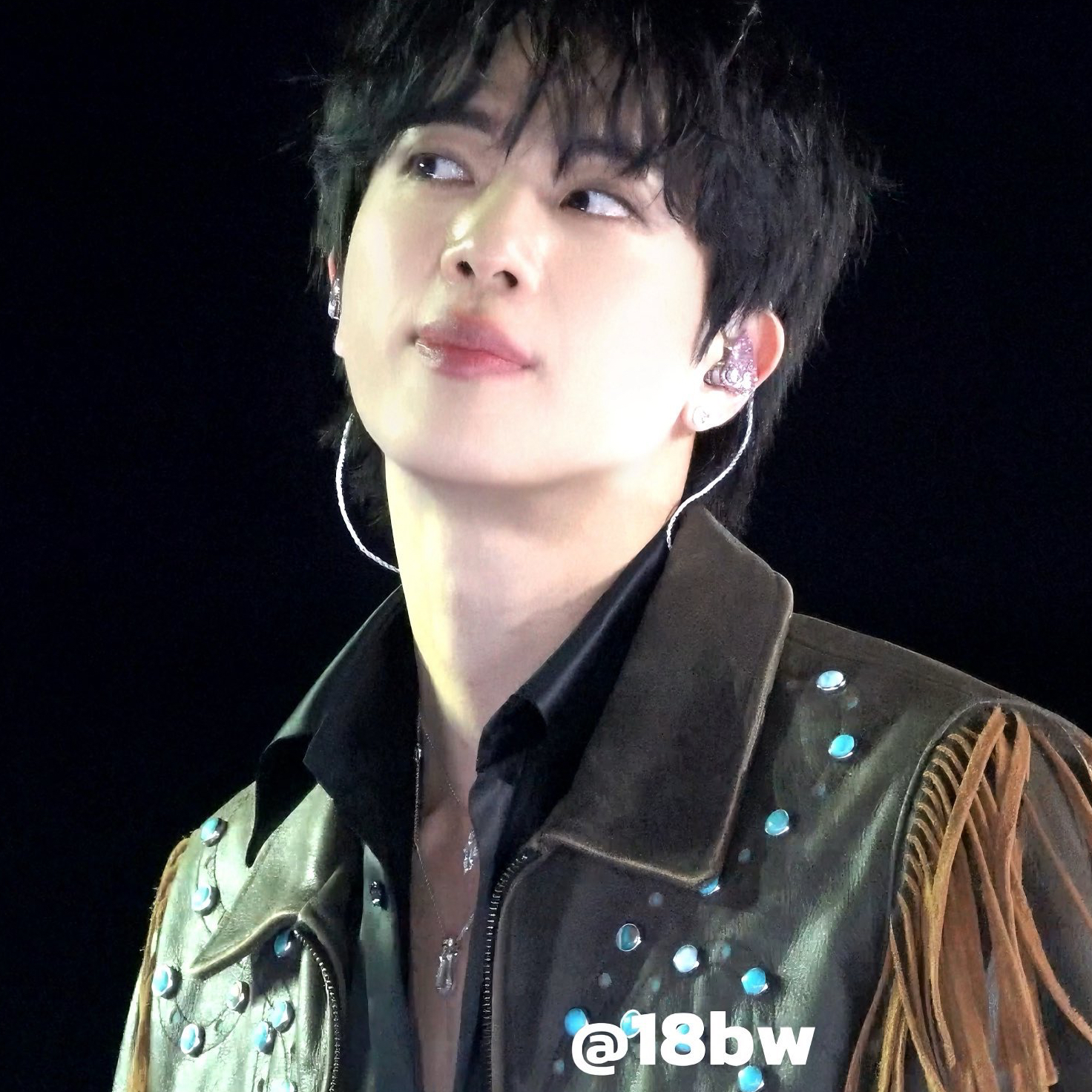 A moment captured by Jin (BTS)'s fan