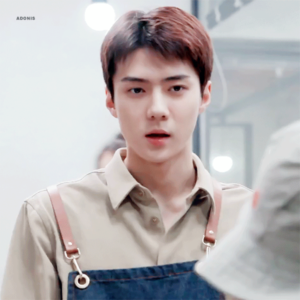 Recent activity shot of Sehun (EXO)
