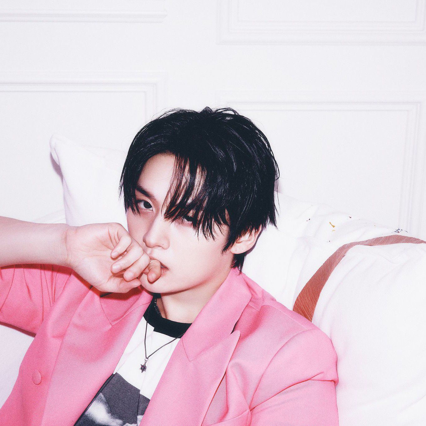 A moment captured by Lee Know (Stray Kids)'s fan