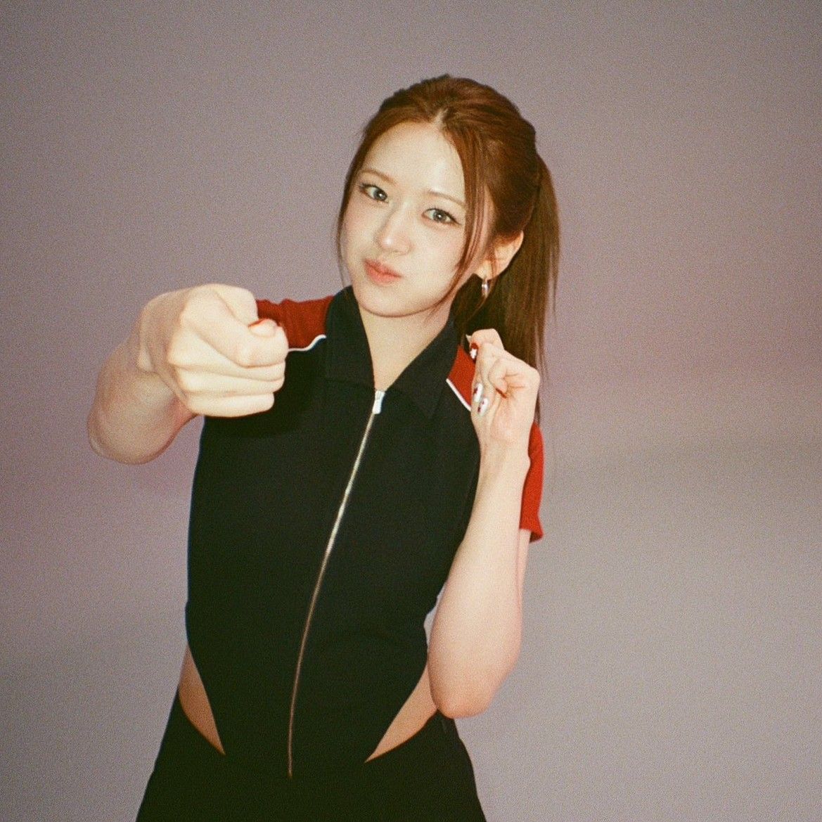 Behind-the-scenes cut of An Yujin (IVE)