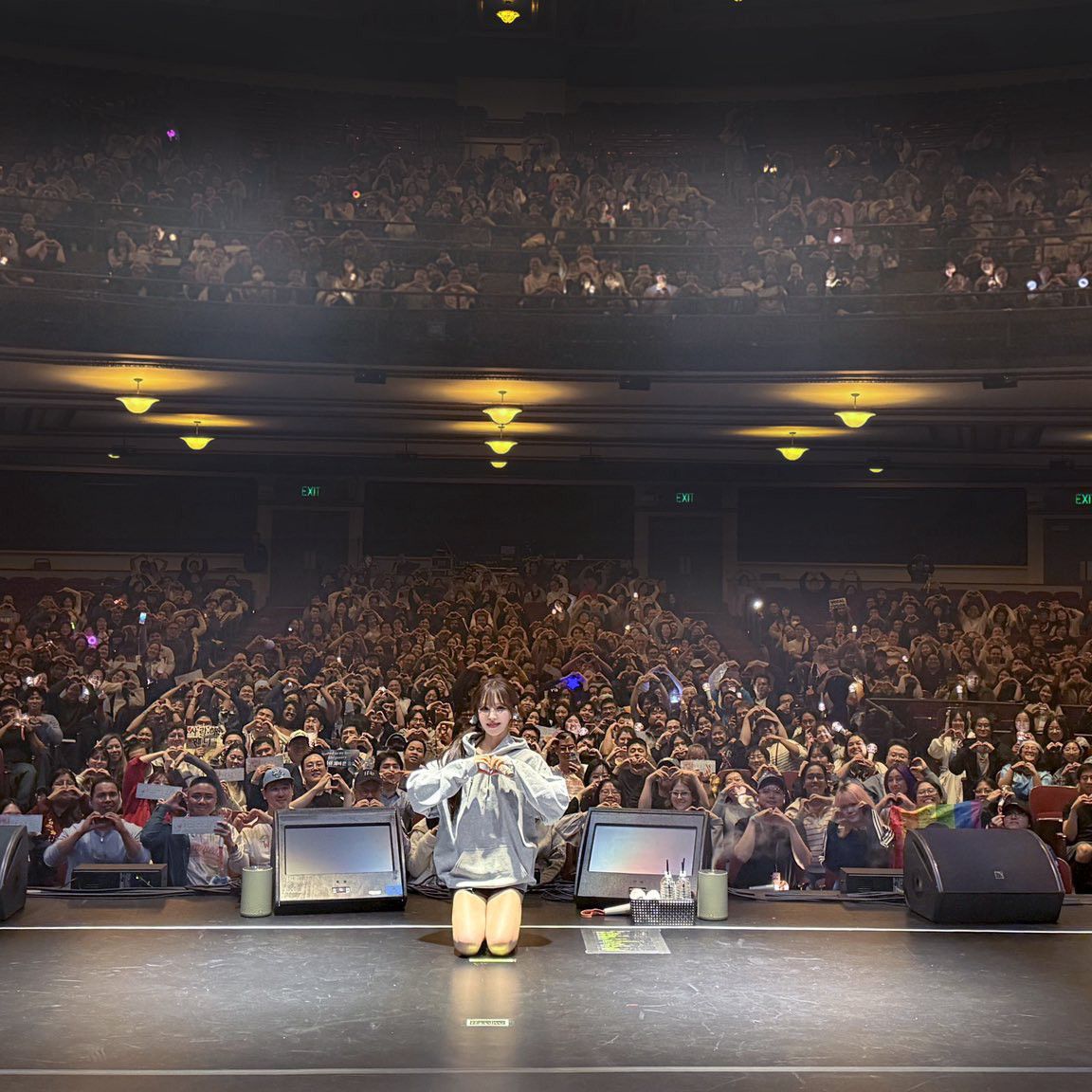 A moment captured by Wendy (Red Velvet)'s fan