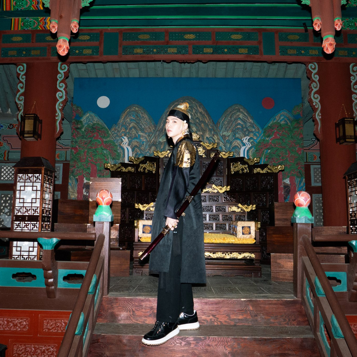 A moment captured by SUGA (BTS)'s fan