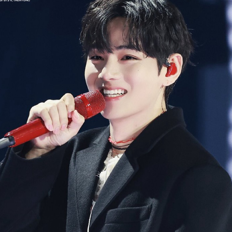 V (防彈少年團)粉絲拍下的瞬間