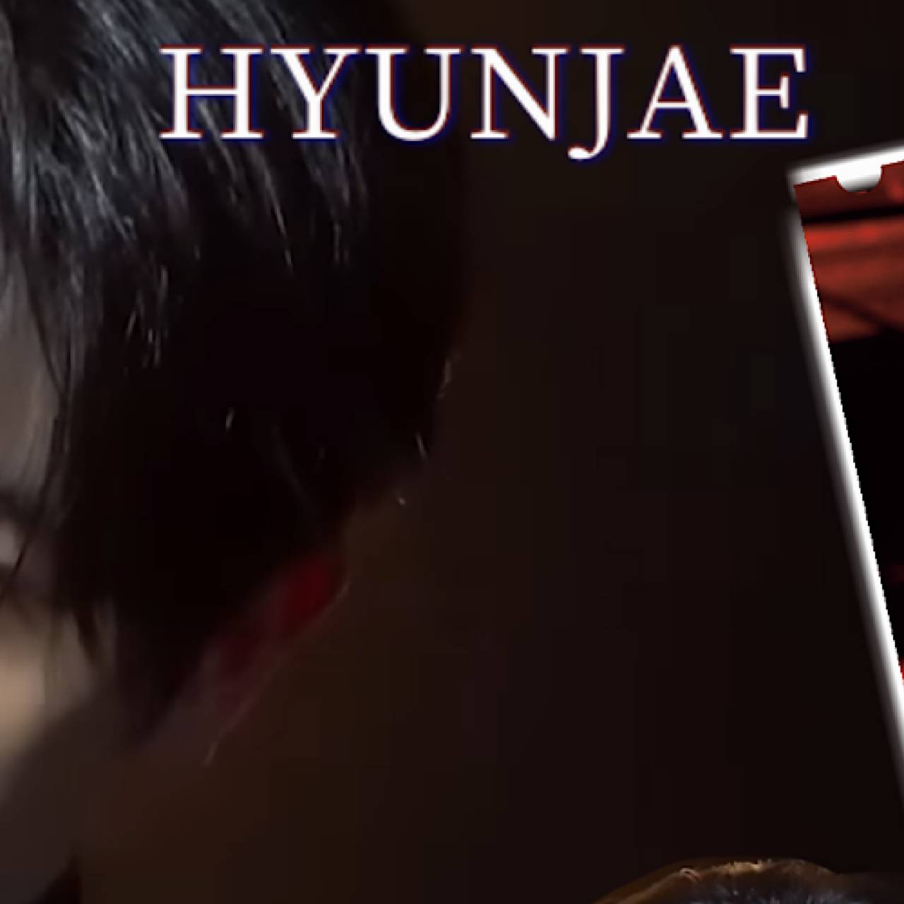 Behind-the-scenes cut of Hyunjae (THE BOYZ)